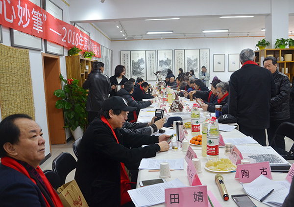 �������2018���´�������ڱ�����ׯһ���黭Ժ��Ļ